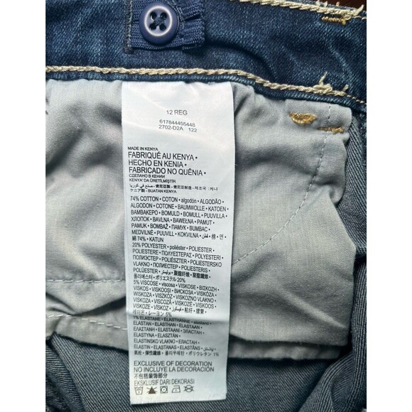 Levi's 710 Super Skinny 5 Pocket Denim Women's Jeans  - Dark Wash - 12 Reg. - Picture 6 of 9